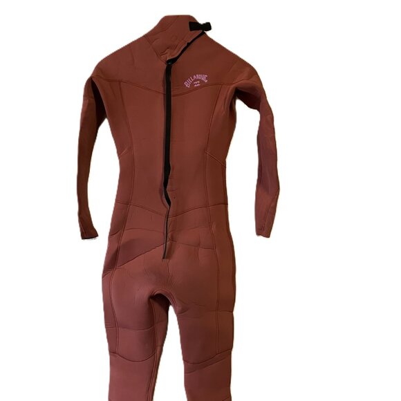 Billabong Women's Wetsuit Red Clay Size 8 4/3 - Picture 3 of 7